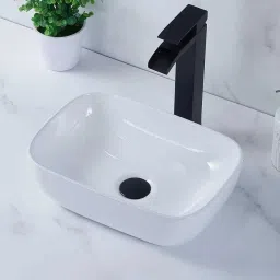 Plain Ceramic Wash Basin For Bathroom | Ceramic Table Top Basin-picture-8