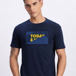 ADRO Typography Printed Round Neck Cotton T-shirt-picture-8