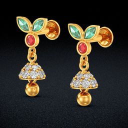 Joyalukkas Women 22KT Earrings Gold-48