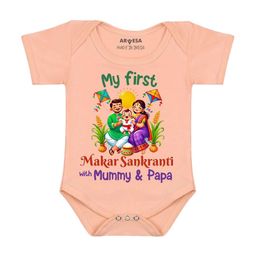 Arvesa My First Makar sankranti Printed Bodysuit-picture-33