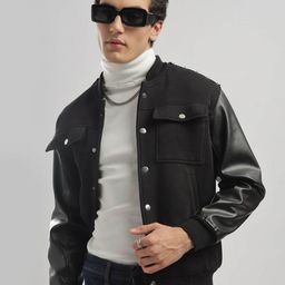 Overlays Men Brand Logo Quilted Jacket-image-41