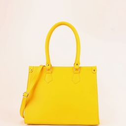 Over The Culture Structured Tote Bag with Quilted-image-82