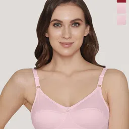 K LINGERIE Pack of 3 Manvi Wirefree Cotton Everyday Bra-picture-28