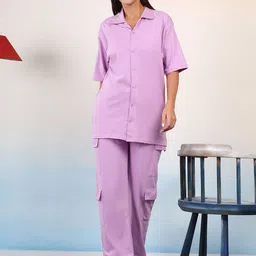 KVETOO P T-Shirt With Cargo TrousersCo-Ords-image-18