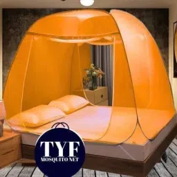Cotton Adults Washable Double & King Size Bed (6 X 6 ft) Mosquito Net-image-17