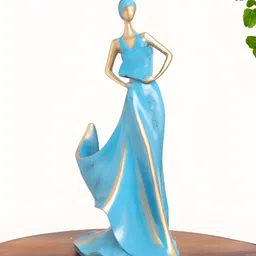 INTERNATIONAL GIFT Decorative Showpiece Gold-Plated Lady Holder Figurine Showpiece-image-71