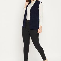 Zigo Women Cable Knit Shawl Collar Sweater Vest-image-71