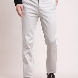 Turtle Men Printed Relaxed Tapered Fit Chinos Trousers-image-69
