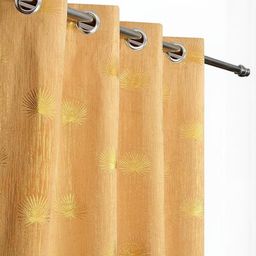 Myntra Elegant Homes Gold Velvet Window Curtain-picture-32