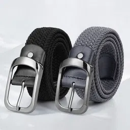 CRUSSET Men Set of 2 Braided Belts-image-33