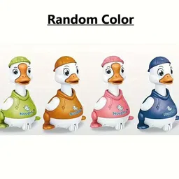 PIPALIYA Kids Set of 2 Doodle Activity Press to Go Inertial Cute Crawling Duck Toys image 5