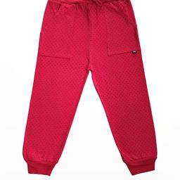 100LUCK Unisex Red Track Pants-image-9