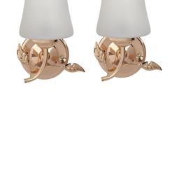 Somil Premium Designer Glass Wall / Night Lamp Elegant & Stylish Dcor Accent for Modern Interiors, color- White, Size:- 23 X 21 X 31.5 CM-image-65