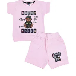 SHAKTI CREATION Unisex Pink Clothing Set-48
