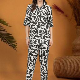 all about you Printed Shirt With Trousers Co-Ords-picture-15
