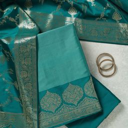 Koskii Ethnic Motifs Printed Unstitched Dress Material-image-40
