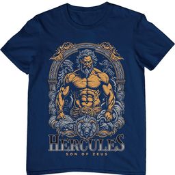 TeeSlix Unisex Navy Blue Tshirts-43