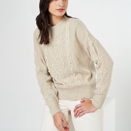 Honey by Pantaloons Women Cable Knit Pullover Sweaters-image-110