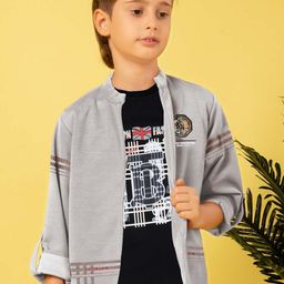 MashUp Boys Classic Opaque Printed Casual Shirt-image-127