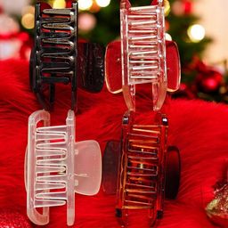CHRONEX Women Set of 4 Claw Clip-15