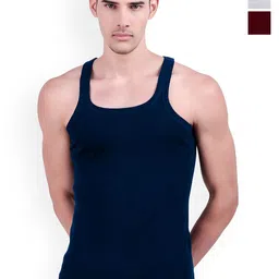 inner element Pack Of 3 Cotton Ribbed Gym VestsIE_111_GYMVEST_PK3_Maroon_Grey_Navy_XS-image-66