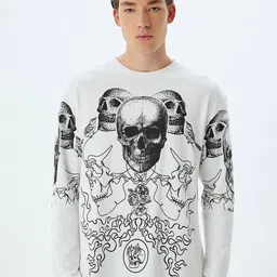 Koton Men Quirky Printed Pullover image 1
