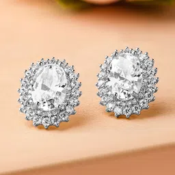 Rubans Oval Studs Earrings-42
