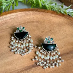 NAMAN ARTS Dome Shaped Chandbalis Earrings-57