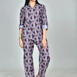 Morchari Digital Printed Top & Trousers Co-Ord Set-image-96