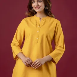 Moda Rapido Mandarin Collar Pure Cotton Straight Kurti-picture-12