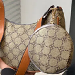 StyleCast Checked Structured Sling Bag with Quilted image 2