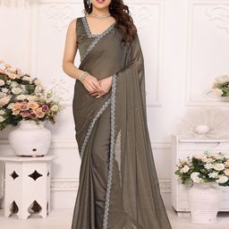 Ambuja International Embellished Beads and Stones Pure Silk Saree-image-20