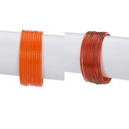 SOMIL Orange Alloy Bangle-image-84