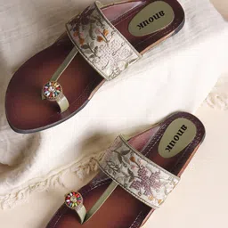 Anouk Women Embellished One Toe Flats-image-98