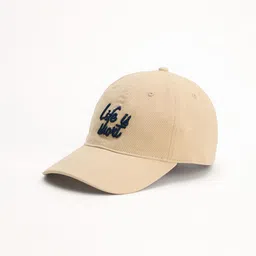 THE BEAR HOUSE Men Embroidered Pure Cotton Baseball Cap-image-56