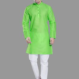 DIVISIVE Men Regular Kurta with Pyjamas image 1
