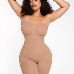 Navvi Adjustable Strap Body Shaper With Thigh Coverage-image-42