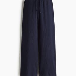 H&M Women Wide Rib-Knit Trousers-picture-39