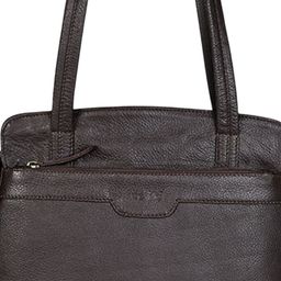 Celtic Textured Leather Structured Tote Bag image 4