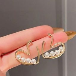 TAGVE Gold-Plated Alloy Earrings-image-93