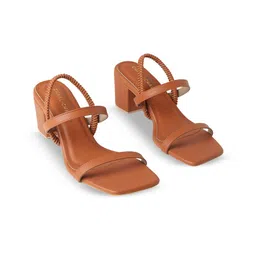 CHAAL CHALAN PU Work Block Sandals-10