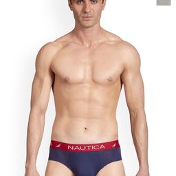 Nautica Pack Of 2 Mid Rise Basic Briefs + N_BLBF01-NGRY/PBLU-picture-20