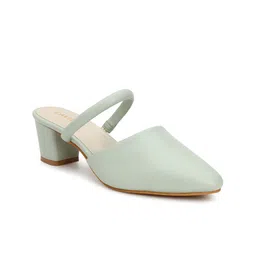 Lavie PU Work Block Mules-picture-41
