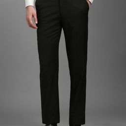 Louis Philippe Men Slim Fit Mid-Rise Formal Trousers-picture-25