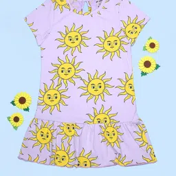 BE AWARA Print Fit & Flare Dress-picture-40