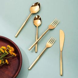 nestroots Fusion Harmony: Set of 5 Cutlery with Stylish Handles-picture-27