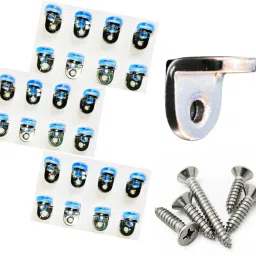 Shelf Support L-Shaped Clips MINI Type 10 mm x 10 mm 24 Pcs 10 mm Shelf Bracket-image-10