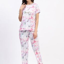 MADAME M SECRET Women Printed Night suit-image-26
