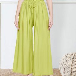 Shine N Sober Women Flared Palazzos-image-40