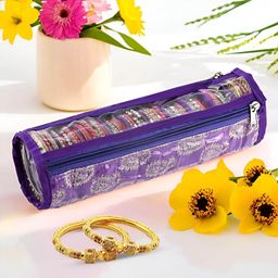 Aura Bangles Pouch Purple Jewellery Organisers-44